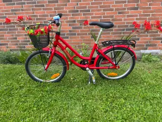 Rød Mustang pigecykel