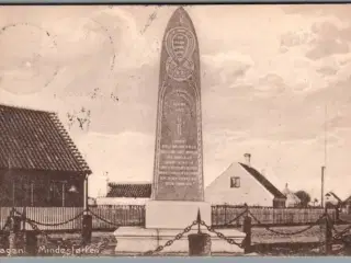 Skagen - Mindestøtten - Postkort - Brugt