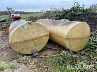 Glasfiber tanke Epoke/Chemo 5000 2 styk