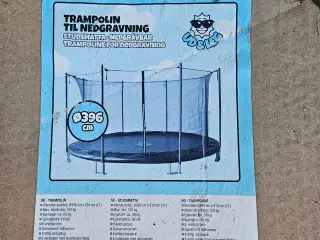 Trampolin til nedgravning 