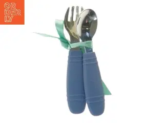 Børnebestik sæt med gaffel og ske fra Tiny Tot (str. 13,5 cm)
