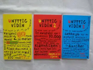 UNYTTIG  VIDEN  []