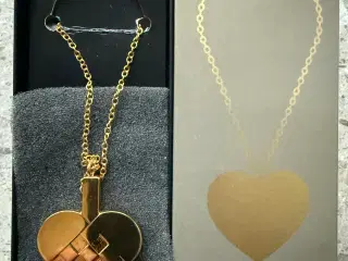 Georg Jensen Ornament Forgyldt Flettet Hjerte 1997