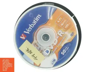Verbatim DVD-R diske 44 styk fra Verbatim (str. 44 styk)