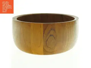 Teaktræsskål af Richard Nissen St (str. 20 x 13 cm)