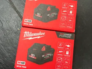 Milwaukee batterier M18 6ah forge 