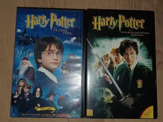 2 stk. Harry Potter film på VHS bånd
