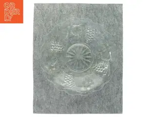 Glasfad med vindruer motiv (str. 29 cm)