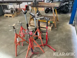 Rørstøtter og arbejdsbord Ridgid vf-99 8 styk