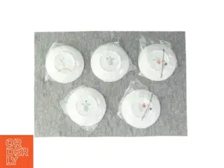 Tallerkner med mønster (5 stk.) fra B&Gd (str. Ø:16cm)