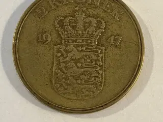 2 Kroner Danmark 1947