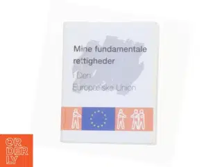 Miniaturebog med EU&#39;s fundamentale rettigheder (str. 3 x 2,5 cm)