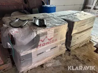 Teglsten Monier Sort blank