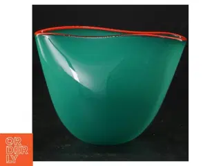Glaskunstvase fra Bülow (str. 15 x 11 cm)
