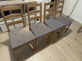 Spisebordsstole 4.stk