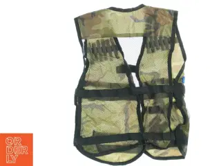 Kamuflage taktikvest med skumpatroner (str. 50 x. 35 cm)