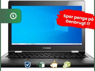 14" Lenovo Yoga 500-14IBD - Intel i5 5200U 2,2GHz 240GB SSD 8GB Win10 Home - Touchskærm - Grade B - bærbar computer