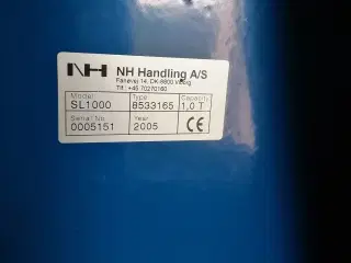 NH Pallevogn højløfter