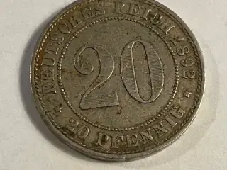 20 Pfennig 1892 Germany