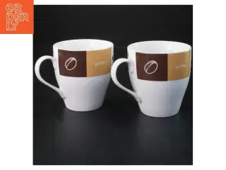 Sæt med kaffekrus (str. Ø 9 cm)
