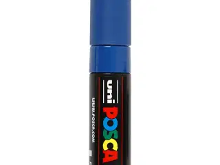 Posca Tusch, PC-8K, streg 8 mm, broad, blå, 1 stk.