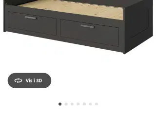 Brimnes Ikea seng inkl 4*lagner og 2*madrasser