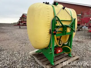 Front tank med lys og elpumpe 850 liter