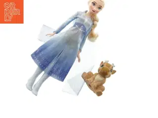 Dukke med tilbehør, Elsa fra Frost (str. Ikke angivet)