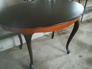 Gammelt antik oval bord