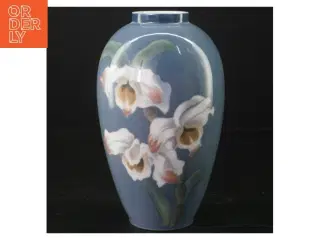 Royal Copenhagen Orkide Vase fra Royal Copenhagen (str. H 17 cm)