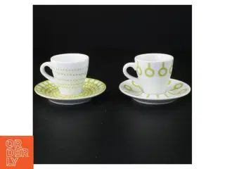 Bodum porcelænskopper med underkopper fra Bodum (str. 12 x 7 cm)