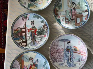 Imperial Jingdezhen platter 5 stk