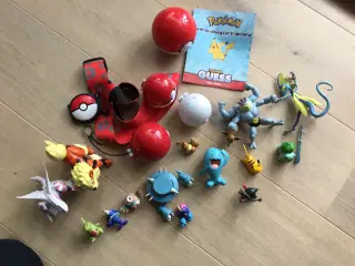 Pokemon figurer incl et spil mv