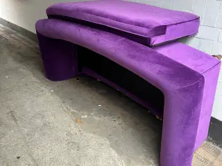 Sofa lilla velour