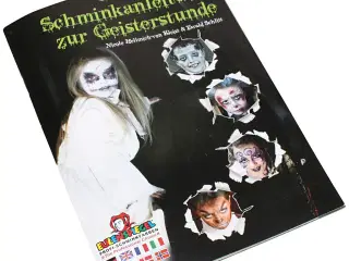 Eulenspiegel Sminkehæfte, 16 uhyggelige masker, 1 stk.