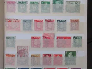 Samling Norge 335 forskellige stemplet mærker