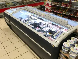 Tefcold Supermarkedskøler/fryser – sort