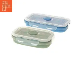 Opbevaringsbøtter med låg (str. 16x12 og 13x11 cm)