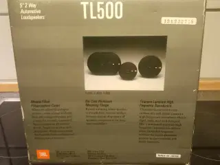 JBL bilhøjtalere TL 500. 40 watt 2 vejs
