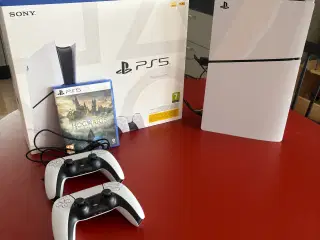PS5 inkl. 2 controllere og 1 spil