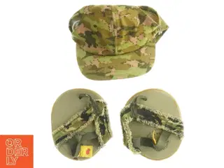 Camouflage sandaler og kasket til bamser fra Build a Bear (str. Ikke opgivet)