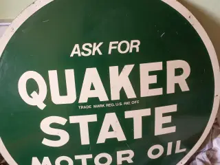 Quaker State Motor Oil skilt 