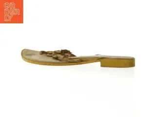 Brune sandaler med blomsterpynt (str. Længde, 27 cm)