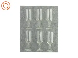 Hvidvinsglas (6 stk) fra Lausitz (str. HØ 17x5,5 cm)