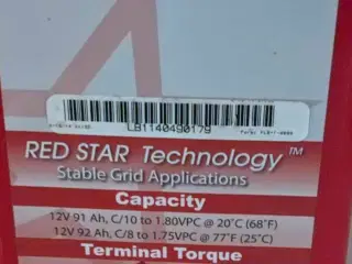 SUPER BATTERI NorthStar NSB92FT