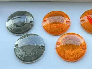 Blinklysglas til Harley-Davidson tonet og orange