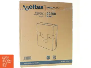 Dispenser jumbo toilet paper mega mini 9 2 2 0 0 black fra Celtex (str. 39 x 33 x 13)