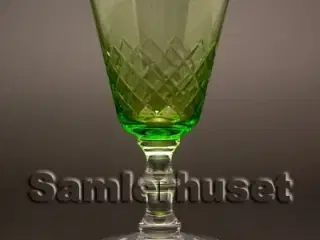 Eaton Hvidvinsglas, grøn. H:128 mm.