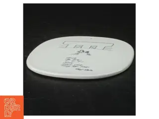 Porcelæns platter med Piet Hein gruk fra Royal Copenhagen