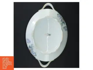Porcelænsserveringsfad med låg (str. 25 x 20 cm)